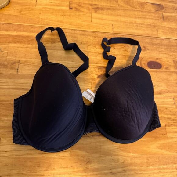 Chantelle C Underwire Lightly Padded T-shirt Bra Deep Purple Size 32DDD - Picture 2 of 6